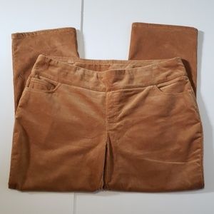 Denim and Company Brown Corduroy Pants 18WP